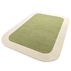Gyapjúszőnyeg - Puri Hand Tufted Wool Premium (zöld/krém)