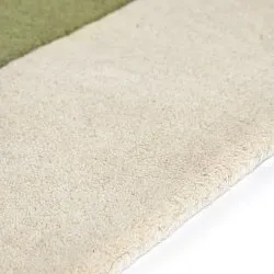 Gyapjúszőnyeg - Puri Hand Tufted Wool Premium (zöld/krém)