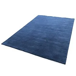 Gyapjúszőnyeg - Rozel Handloom Wool Premium (sötétkék)