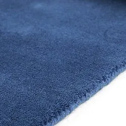 Gyapjúszőnyeg - Rozel Handloom Wool Premium (sötétkék)