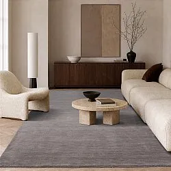 Gyapjúszőnyeg - Rozel Handloom Wool Premium (világos taupe)