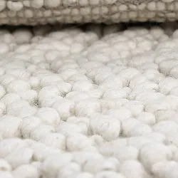 Gyapjúszőnyeg - Sala Irregular Wool Bubble (krém)