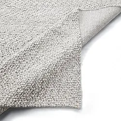 Gyapjúszőnyeg - Sala Irregular Wool Bubble (világos szürke melanzs)