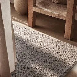 Gyapjúszőnyeg - Sala Irregular Wool Bubble (taupe/fehér melanzs)