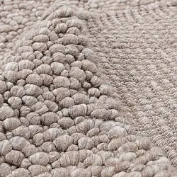 Gyapjúszőnyeg - Sala Irregular Wool Bubble (taupe/fehér melanzs)