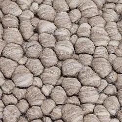 Gyapjúszőnyeg - Sala Irregular Wool Bubble (taupe/fehér melanzs)
