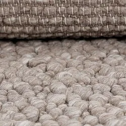 Gyapjúszőnyeg - Sala Irregular Wool Bubble (taupe/fehér melanzs)