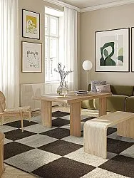 Gyapjúszőnyeg - Scacco (fekete/bézs)