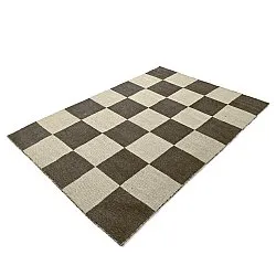 Gyapjúszőnyeg - Scacco (fekete/bézs)