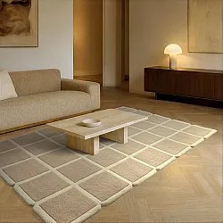Gyapjúszőnyeg - Syl Hand Tufted Wool Premium (bézs/krém)
