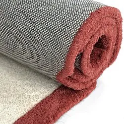 Gyapjúszőnyeg - Syl Hand Tufted Wool Premium (piros/fehér)