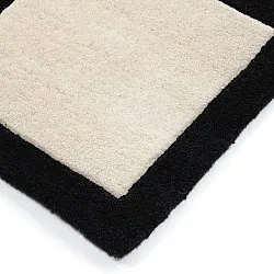 Gyapjúszőnyeg - Syl Hand Tufted Wool Premium (fekete/fehér)