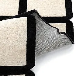 Gyapjúszőnyeg - Syl Hand Tufted Wool Premium (fekete/fehér)