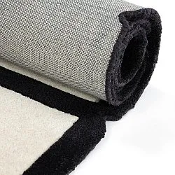 Gyapjúszőnyeg - Syl Hand Tufted Wool Premium (fekete/fehér)