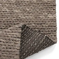 Gyapjúszőnyeg - Talvia Braided Wool (barna/bézs)