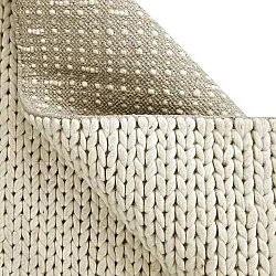 Gyapjúszőnyeg - Talvia Braided Wool (piszkosfehér)