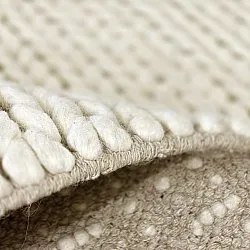 Gyapjúszőnyeg - Talvia Braided Wool (piszkosfehér)
