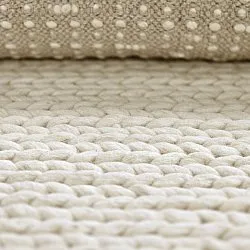 Gyapjúszőnyeg - Talvia Braided Wool (piszkosfehér)