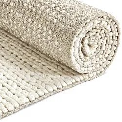 Gyapjúszőnyeg - Talvia Braided Wool (piszkosfehér)