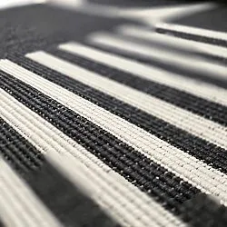 Beltéri és kültéri szőnyeg - Aurora (fekete/fehér)