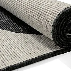 Beltéri és kültéri szőnyeg - Aurora (fekete/fehér)