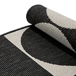 Beltéri és kültéri szőnyeg - Aurora (fekete/fehér)