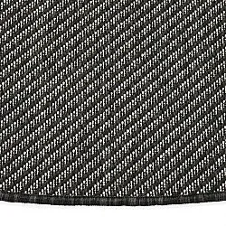 Kerek szőnyeg - Indoor/Outdoor Bennett (fekete)