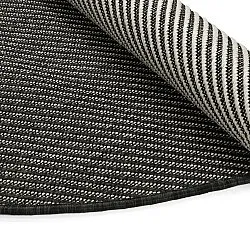 Kerek szőnyeg - Indoor/Outdoor Bennett (fekete)