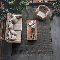 Beltéri és kültéri szőnyeg - Bennett (fekete)