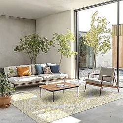 Beltéri és kültéri szőnyeg - Boyd (sárga)