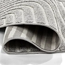 Kerek szőnyeg - Indoor/Outdoor Devon (szürke)