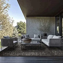 Beltéri és kültéri szőnyeg - Ellstin (fekete)