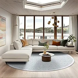 Kerek szőnyeg - Tromsø (zöld)