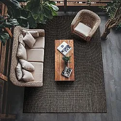 Beltéri és kültéri szőnyeg - Hayden (fekete)