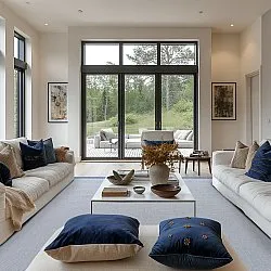 Beltéri és kültéri szőnyeg - Sortelha (kék)