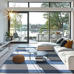 Beltéri és kültéri szőnyeg - Santana (kék)