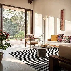 Beltéri és kültéri szőnyeg - Roscoe (fekete)