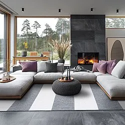 Beltéri és kültéri szőnyeg - Santana (szürke)