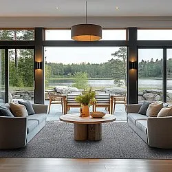 Beltéri és kültéri szőnyeg - Alesund (szürke)