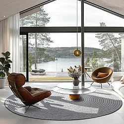 Kerek szőnyeg - Ferragudo (szürke)