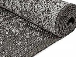Beltéri és kültéri szőnyeg - Ellstin (fekete)