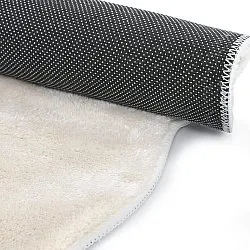 Hullámos Kerek Szőnyeg - Aranga Super Soft Fur (bézs)