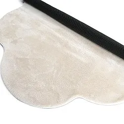 Hullámos Kerek Szőnyeg - Aranga Super Soft Fur (bézs)