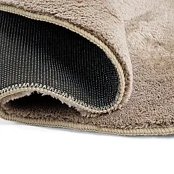 Hullámos Kerek Szőnyeg - Aranga Super Soft Fur (barna)