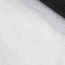 Hullámos Kerek Szőnyeg - Aranga Super Soft Fur (fehér)