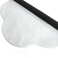 Hullámos Kerek Szőnyeg - Aranga Super Soft Fur (fehér)