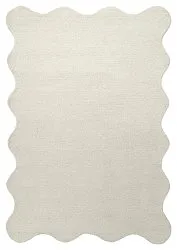 Hullámos gyapjúszőnyeg - Diu Hand Tufted Wool Premium (fehér)