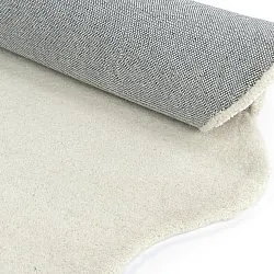 Hullámos gyapjúszőnyeg - Diu Hand Tufted Wool Premium (fehér)