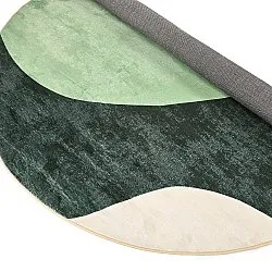 Kerek szőnyeg - Barcelona (zöld)