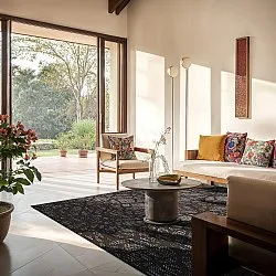 Beltéri és kültéri szőnyeg - Brussels Diamond (fekete)